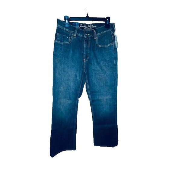 Indigo Palms Mens Denim Blue Bootcut Jeans 30x30 Medium Wash 5-pocket New w/Tags - Picture 1 of 14